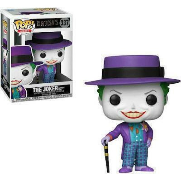 Funko Pop! DC Heroes: Batman 1989 - The Joker* (with Hat-Batman 1989 Movie) #337 Vinyl Figure