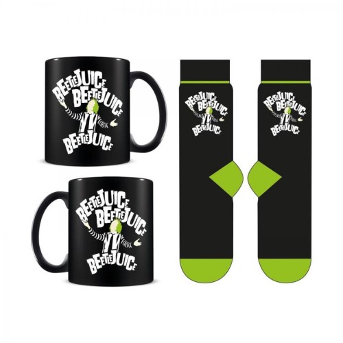 Pyramid Beetlejuice Mug & Sock Set