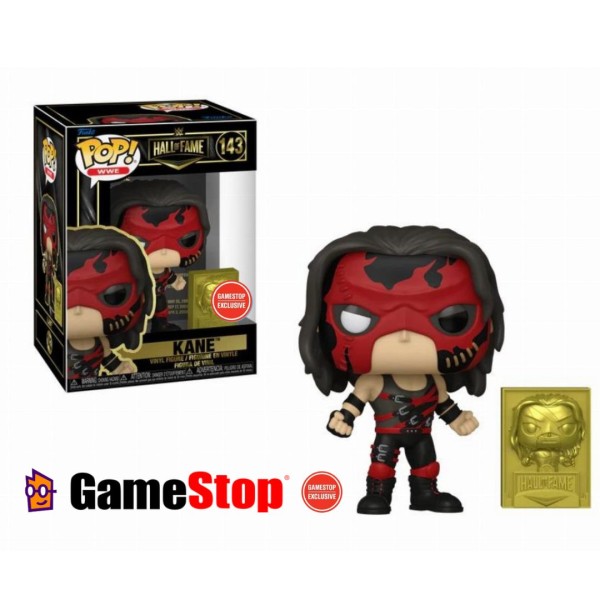 Funko Pop! & Buddy WWE: Hall of Fame - Kane (Gamestop Exclusive) #143 Vinyl Figure