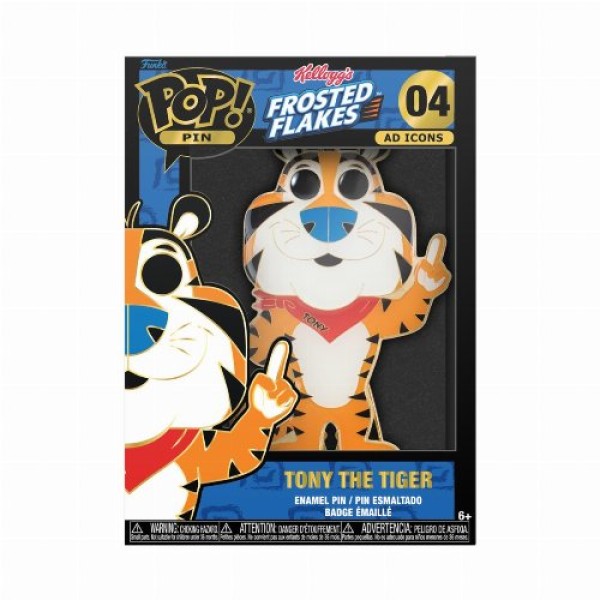 Funko POP! AD Icons: Frosted Flakes - Tony the Tiger #04 Μεγάλη Μεταλλική Καρφίτσα