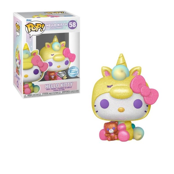 Funko POP! Sanrio: Hello Kitty and Friends - Hello Kitty (Diamond Collection) #58 (Exclusive)