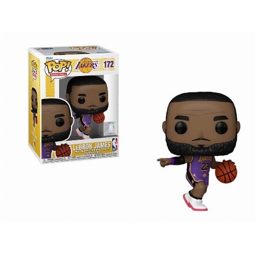 Funko Pop! Basketball: NBA Los Angeles Lakers - LeBron James #172 Vinyl Figure