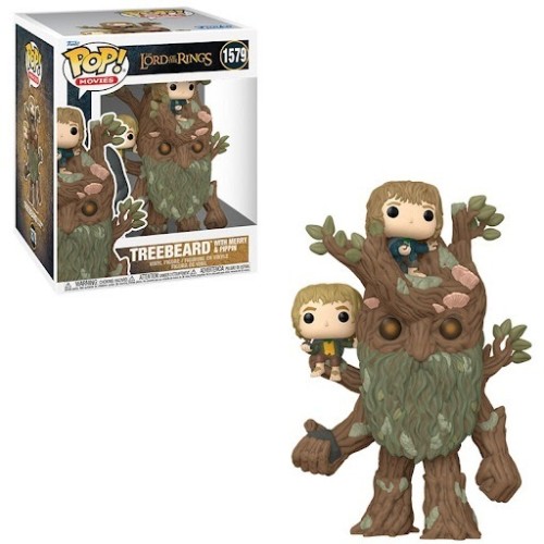 Funko Pop! Movies: The Lord of the Rings - Treebeard with Mary & Pippin #1579 Vinyl Figure 6'