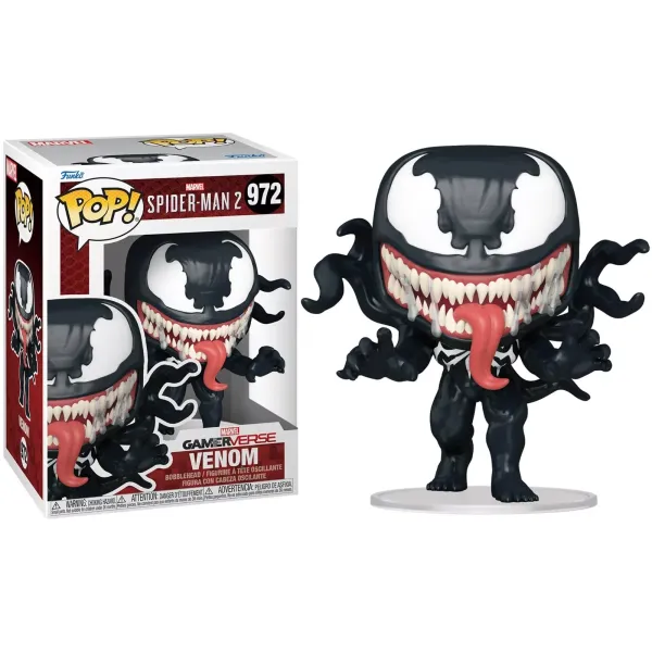 Funko Pop! Marvel Gamerverse: Spider-Man 2 - Venom #972 Bobble-Head Vinyl Figure