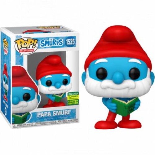 Funko Pop! Smurfs - Papa Smurf (Convention Limited Edition) #1525 Vinyl Figure