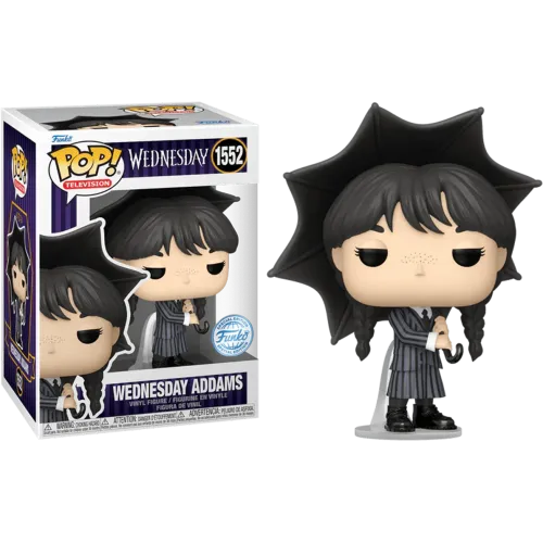 Funko Pop! Television: Wednesday - Wednesday Addams with Umbrella (Special Edition) #1552 Vinyl Figure