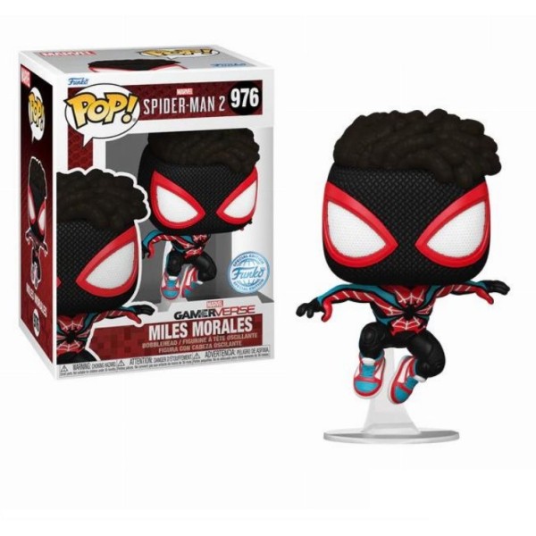 Funko Pop! Marvel Gamerverse: Spider-Man 2 - Miles Morales (Special Edition) #976 Bobble-Head Vinyl Figure