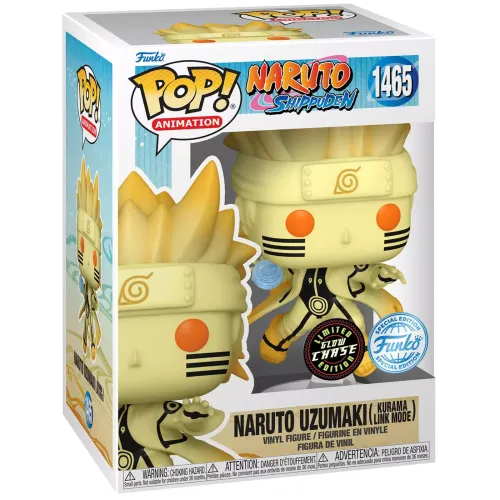 Funko Pop! Animation: Naruto Shippuden - Naruto Uzumaki (Kurama Link Mode)* (Special Edition) #1465 Vinyl Figure CHASE