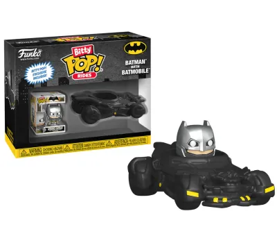 Funko Bitty Pop! Rides: DC Batman - Batman with Batmobile Vinyl Figure