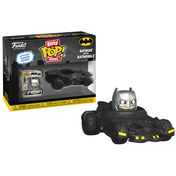 Funko Bitty Pop! Rides: DC Batman - Batman with Batmobile Vinyl Figure