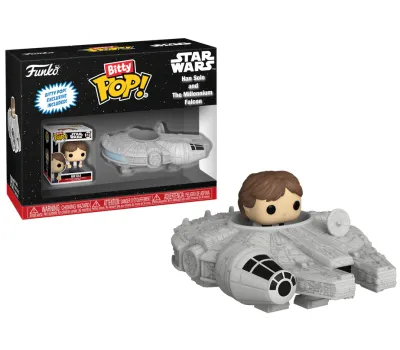 Funko Bitty Pop!: Disney Star Wars - Han Solo and The Millennium Falcon Vinyl Figure