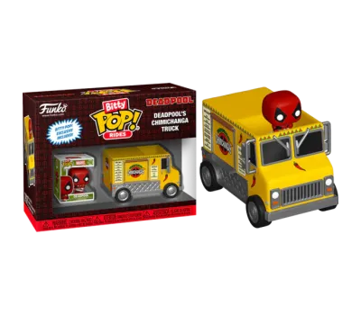 Funko Bitty Pop! Rides: Marvel - Deadpool and Deadpool's Chimichanga Truck Vinyl Figure