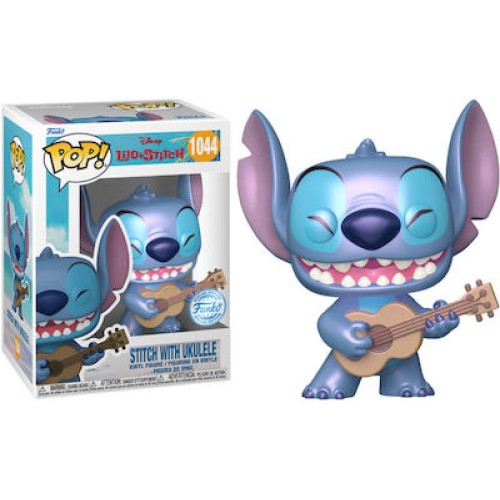 Funko Pop! Disney: Lilo and Stitch - Stitch with Ukelele (PRL) (Special Edition) #1044 Vinyl Figure