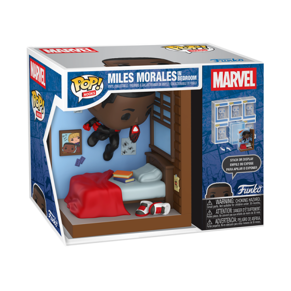 Funko Pop! Nooks: Marvel - Miles in Bedroom Vinyl Figure