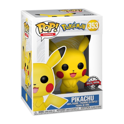 Funko Pop! Games: Pokemon - Pikachu #353 Vinyl Figure (Exclusive)