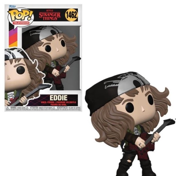 Funko Pop! Television: Stranger Things - Hunter Eddie (with Guitar​​) #1462 Vinyl Figure