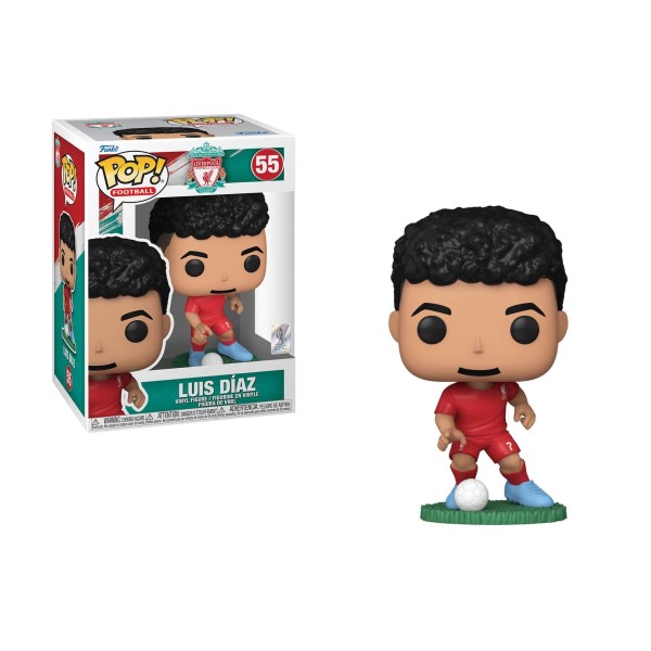 Funko Pop! Football: Liverpool FC - Luis Diaz #55 Vinyl Figure