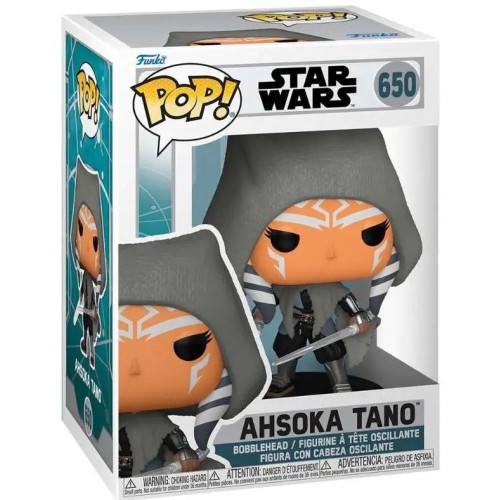 Funko Pop! Disney: Star Wars Ahsoka - Ahsoka Tano #650 Bobble-Head Vinyl Figure