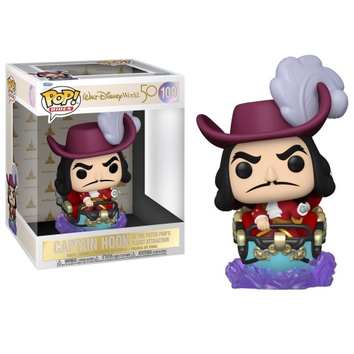 Funko POP!Rides:Disney 50th Anniversary-Hook on Peter Pan Flight #109