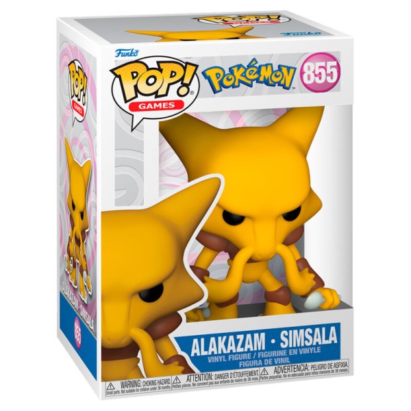 Funko Pop! Games: Pokemon - Alakazam #855 Vinyl Figure