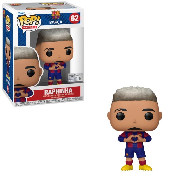 Funko Pop! Football: Barcelona - Raphinha #62 Vinyl Figure
