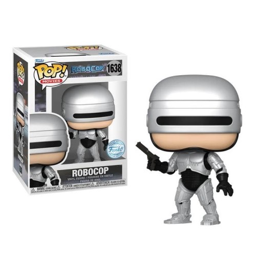 Funko Pop! Movies: RoboCop - RoboCop (Metallic) (Special Edition) #1638 Vinyl Figure