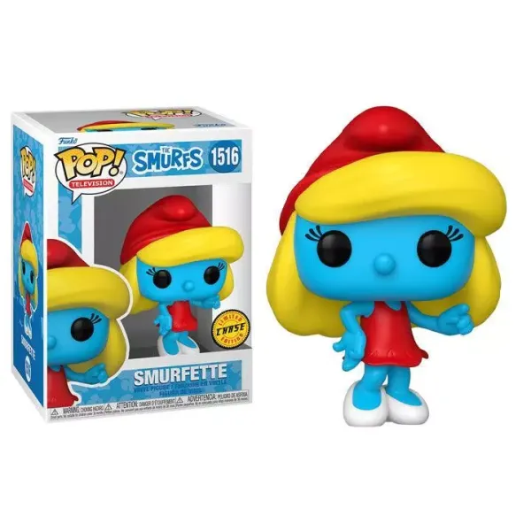 Funko Pop! Television: The Smurfs - Smurfette* #1516 Vinyl Figure Chase