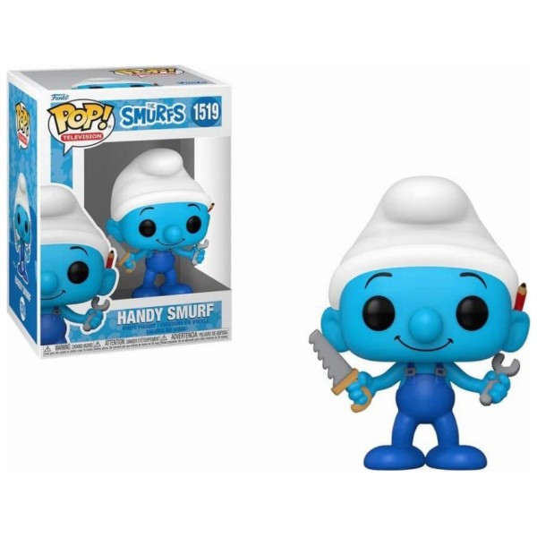 Funko Pop! Television: The Smurfs - Handy Smurf #1519 Vinyl Figure