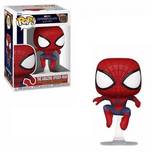 Funko Pop! Marvel: Spider-Man No Way Home - The Amazing Spider Man (Leaping) #1159 Bobble-Head Vinyl Figure