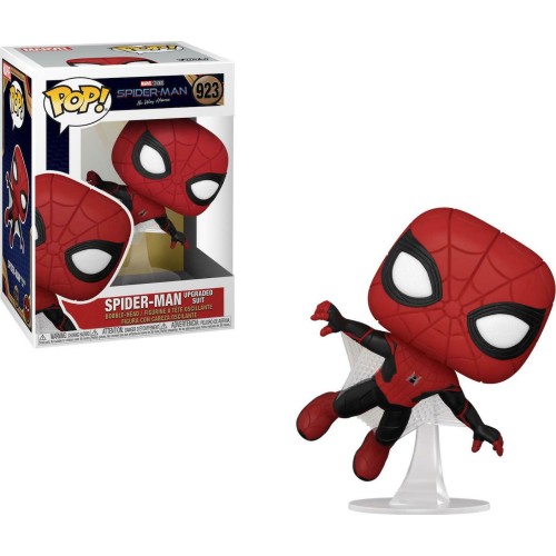 Funko Pop! Marvel: Spider-Man No Way Home - Spider-Man Upgraded Suit #923 Bobble-Head Vinyl Figure