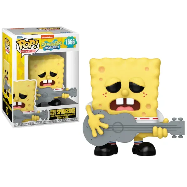 Funko Pop! Animation: SpongeBob SquarePants - Ripped Pants SpongeBob #1666 Vinyl Figure