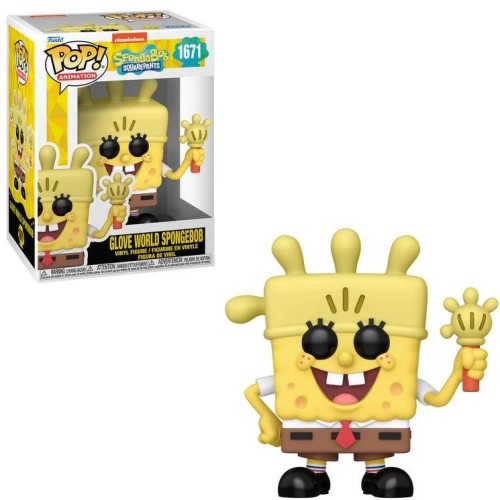 Funko Pop! Animation: SpongeBob SquarePants - Glove World SpongeBob #1671 Vinyl Figure