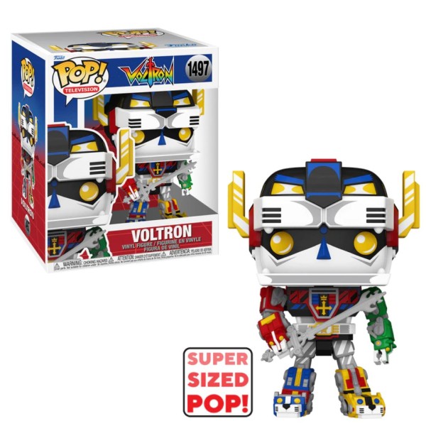 Funko Pop! Super: Voltron - Voltron (Retro) #1497 Vinyl Figure (6')