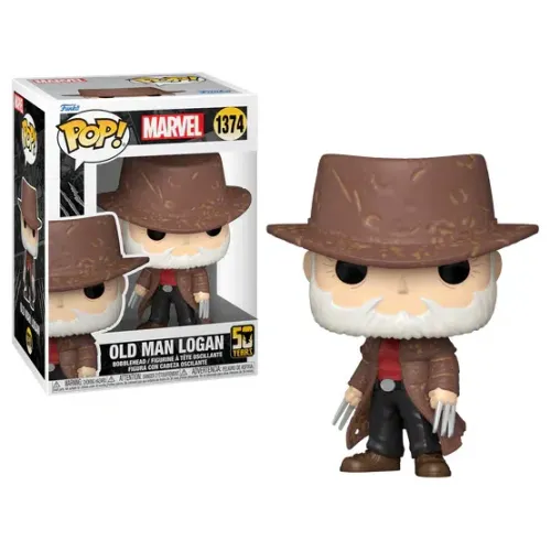 Funko Pop! Marvel: Wolverine 50th - Ultimate Old Man Logan #1374 Bobble-Head Vinyl Figure