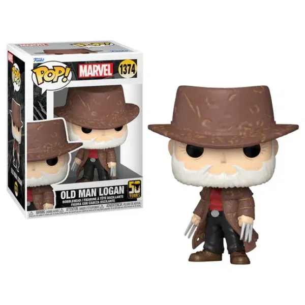 Funko Pop! Marvel: Wolverine 50th - Ultimate Old Man Logan #1374 Bobble-Head Vinyl Figure