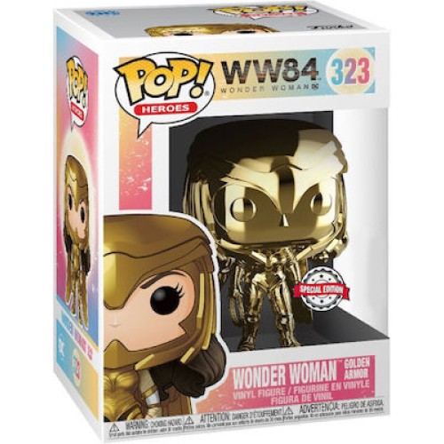 Funko Pop! DC Comics - Wonder Woman 1984 Gold Power 323 Special Edition (Exclusive)