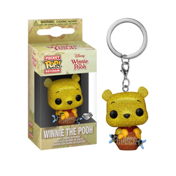 Funko Pocket Pop! Winnie the Pooh (Diamond Glitter) Vinyl Figure Keychain