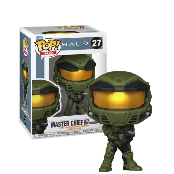 Funko Pop! Halo: Halo - Master Chief with M6D Magnum #27 Vinyl Figure
