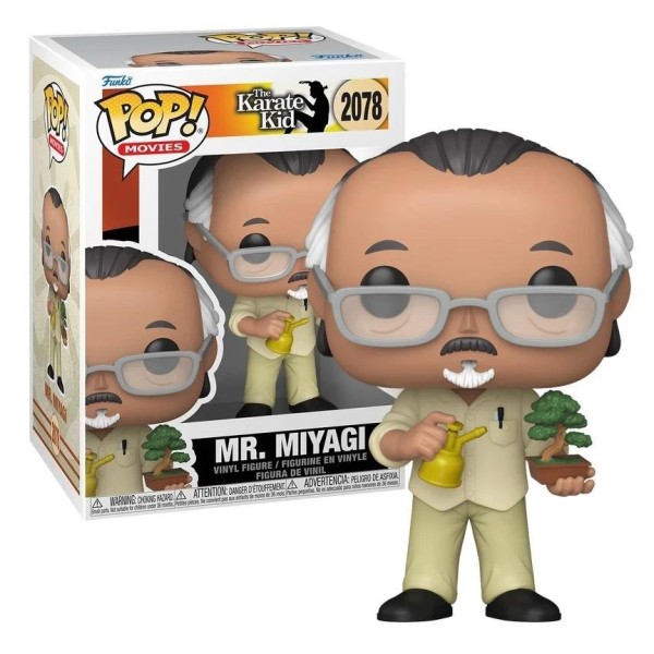 Funko Pop! Movies: The Karate Kid - Mr. Miyagi (with Bonsai Tree) #2078 Vinyl Figure