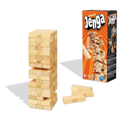 HASBRO JENGA CLASSIC - TUMBLE BLOCK GAME (A2120)