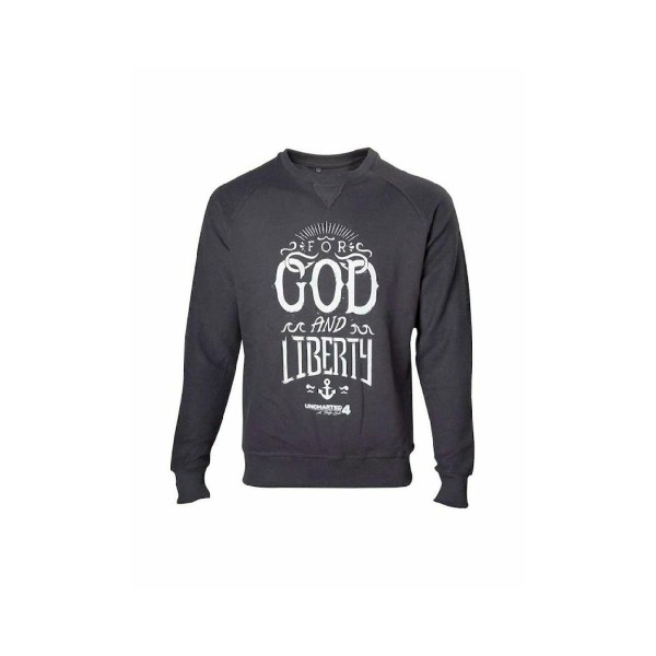 DIFUZED UNCHARTED 4 - FOR GOD AND LIBERTY SWEATER - SIZE M (SW302030UNC-M) DIFUZED UNCHARTED 4 - FOR GOD AND LIBERTY SWEATER - SIZE M (SW302030UNC-M)