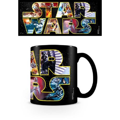 Pyramid Disney: Star Wars - Logo Characters Heat Change Mug (SCMG24755)