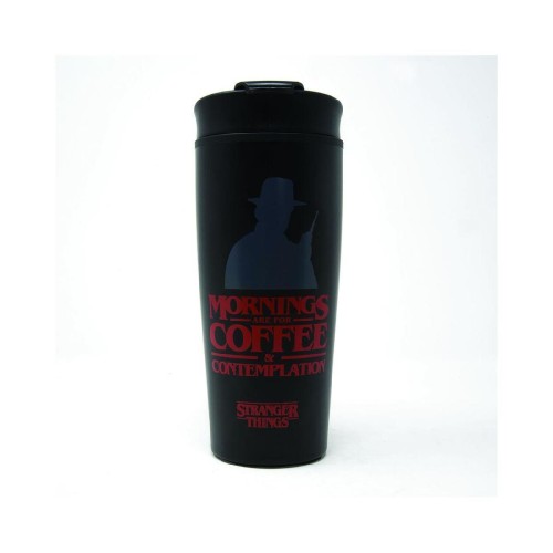 Pyramid Stranger Things - Coffee and Contemplation Metal Travel Mug (MTM25371)