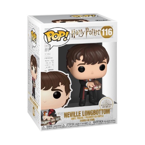 Funko Pop! Harry Potter: Wizarding World - Neville Longbottom with Monster Book #116 Vinyl Figure