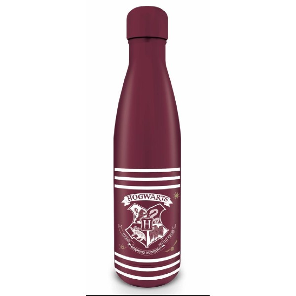 Pyramid Harry Potter - Crest  Stripes Metal Drinks Bottle (550ml) (MDB25453)