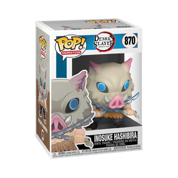 Funko Pop! Animation: Demon Slayer Kimetsu No Yaiba - Inosuke Hashibira #870 Vinyl Figure