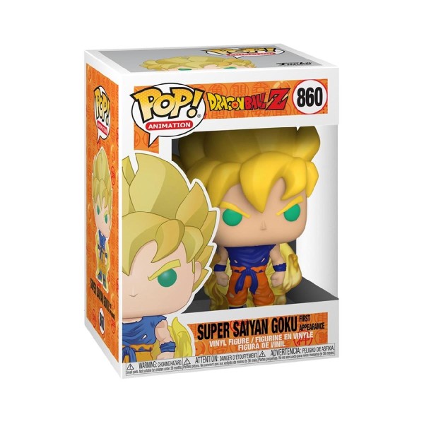 Funko Pop! Animation: Dragon Ball Z S8 - Super Saiyan Goku First Appearance #860 Vinyl Figure Funko Pop! Animation: Dragon Ball Z S8 - Super Saiyan Goku First Appearance #860 Vinyl Figure