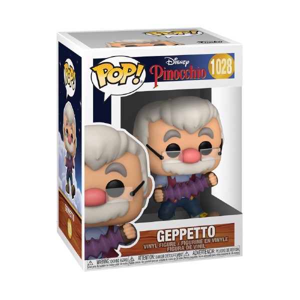 Funko Pop! Disney: Pinocchio - Geppetto (with Accordion) #1028 Vinyl Figure