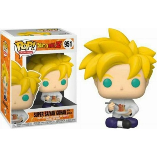 Funko Pop! Animation: Dragon Ball Z S9 - Super Saiyan Gohan with Noodles #951 Vinyl Figure