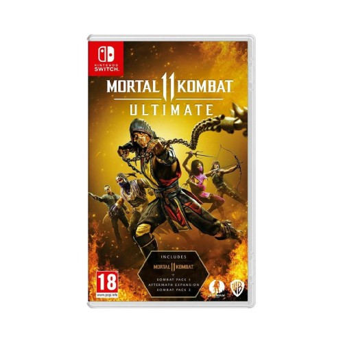 NSW Mortal Kombat 11 - Ultimate Edition (Includes Kombat Pack 1 & 2 + Aftermath Expansion) (Code in a Box)